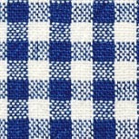 Lake Blue Gingham Dog Collar
