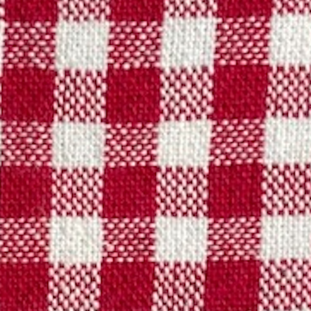 Red Gingham Waste Bag Holder