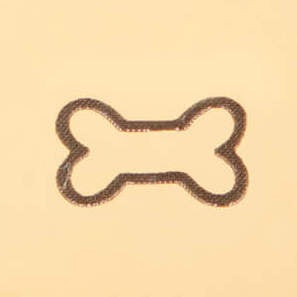 Heart Pet ID Tag: Bone Icon
