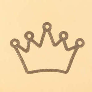 Heart Pet ID Tag: Crown Icon