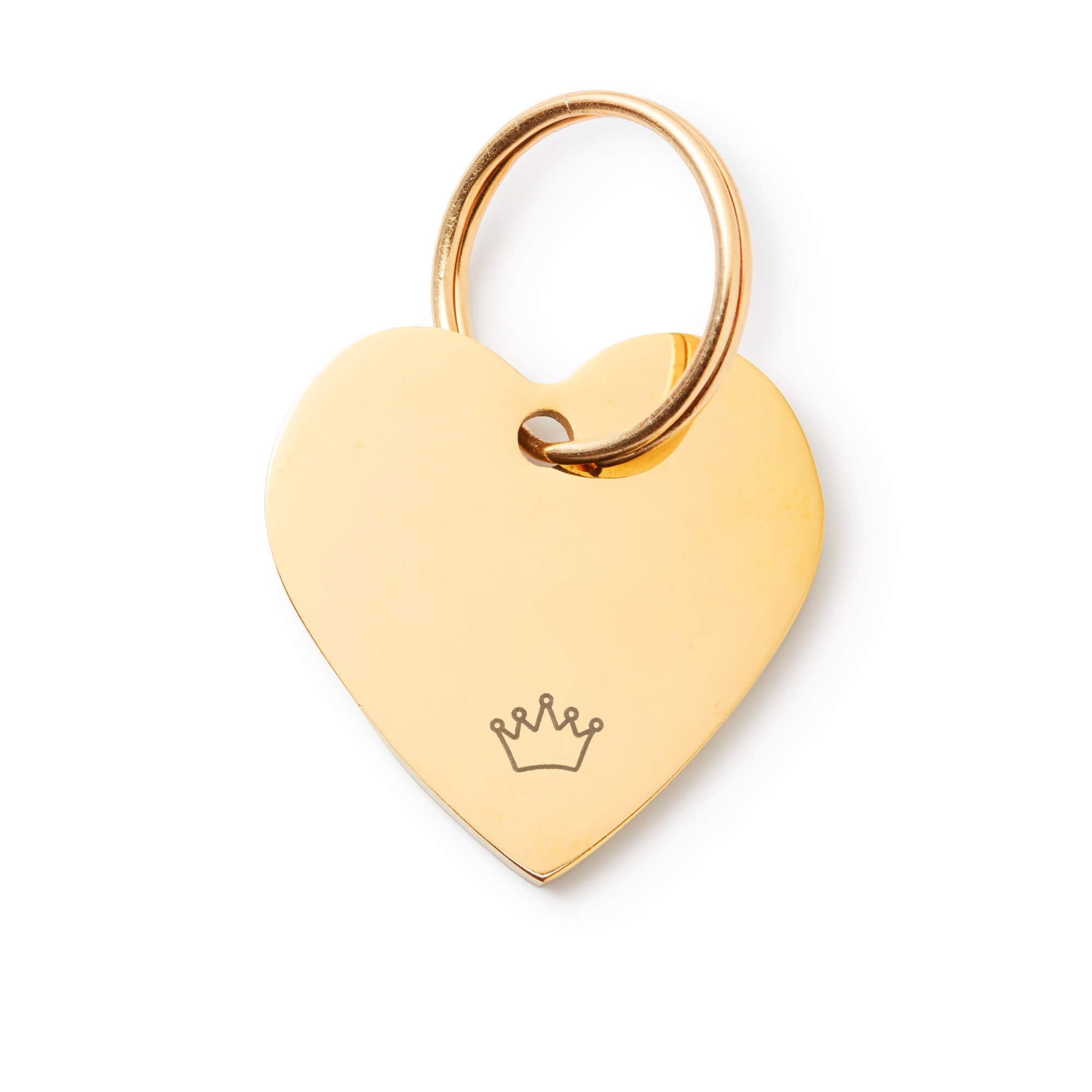Heart Pet ID Tag: Crown Icon