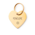 Heart Pet ID Tag: Flower Icon